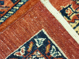 5'7" x 7'10"   Persian Kashkuli Rug Back View