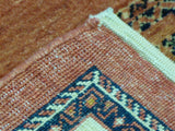 3'7" x 4'11"   Persian Kashkuli Rug Back View