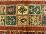 3'5" x 5'3"   Persian Kashkuli Rug Angle View
