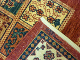 3'5" x 5'3"   Persian Kashkuli Rug Back View