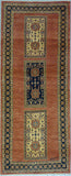 2'8" x 6'7"   Persian Kashkuli Runner Rug Top View