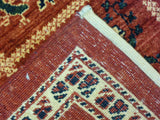 5'8" x 7'8"   Persian Kashkuli Rug Back View