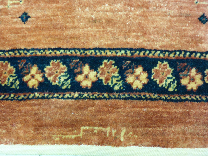2'6" x 12'1"   Persian Kashkuli Runner Rug Angle View