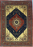 6'10" x 9'8"   Persian Kashkuli Rug Top View