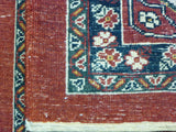 6'10" x 9'8"   Persian Kashkuli Rug Back View