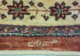 3'8" x 4'11"   Persian Kashkuli Rug Angle View