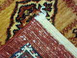 3'8" x 4'11"   Persian Kashkuli Rug Back View