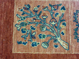 3'8" x 5'1"   Persian Kashkuli Rug Angle View