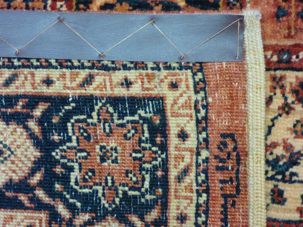 3'8" x 5'5"   Persian Kashkuli Rug Back View