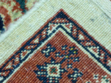 3'8" x 5'1"   Persian Kashkuli Rug Angle View