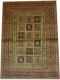 3'8" x 5'2"   Persian Kashkuli Rug Angle View