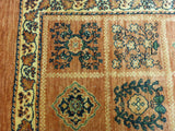 3'8" x 5'2"   Persian Kashkuli Rug Angle View