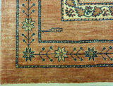 3'8" x 5'2"   Persian Kashkuli Rug Angle View