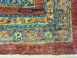 3'8" x 6'1"   Persian Kashkuli Rug Angle View