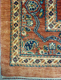 5'4" x 7'10"   Persian Kashkuli Rug Angle View