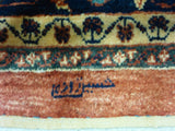 5'3" x 7'1"   Persian Kashkuli Rug Back View
