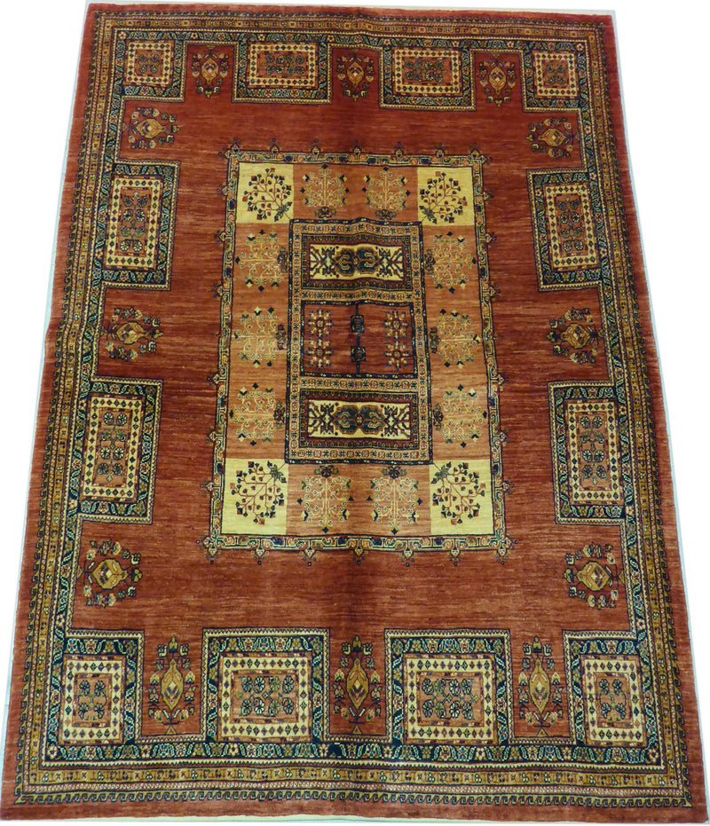 5'8" x 8'0"   Persian Kashkuli Rug Angle View