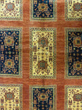 5'8" x 7'5"   Persian Kashkuli Rug Angle View