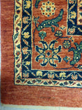 5'8" x 7'5"   Persian Kashkuli Rug Angle View