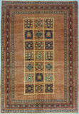 5'8" x 8'5"   Persian Kashkuli Rug Angle View