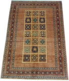 5'8" x 8'5"   Persian Kashkuli Rug Angle View