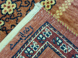 5'8" x 8'5"   Persian Kashkuli Rug Back View