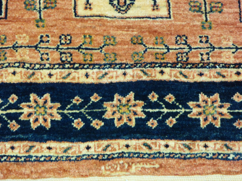 3'9" x 4'8"   Persian Kashkuli Rug Angle View