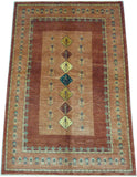 5'8" x 8'5"   Persian Kashkuli Rug Angle View