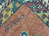 5'11" x 8'7"   Persian Kashkuli Rug Back View