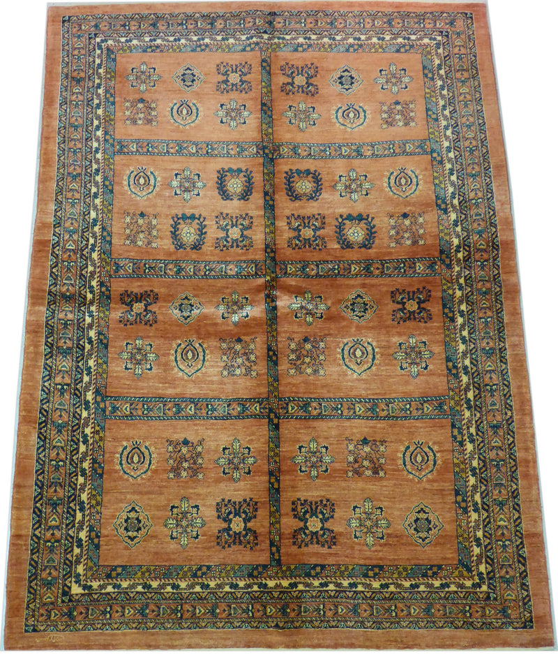 5'8" x 8'0"   Persian Kashkuli Rug Angle View