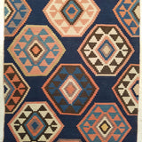3'0" x 9'0"   Antique Kazakh Kazak Kilim Runner Rug Angle View