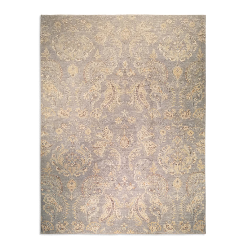 8'10" x 11'8"   Pakistani Peshawar Rug Top View