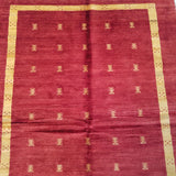 5'3" x 6'5"   Persian Gabbeh Rug Angle View