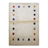 4'0" x 5'7"   Persian Gabbeh Rug Top View