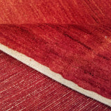 4'2" x 5'8"   Persian Gabbeh Rug Back View