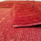 5'1" x 6'2"   Persian Gabbeh Rug Back View