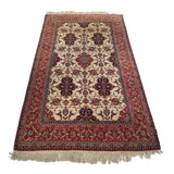 6'6" x 10'9"   Persian Isfahan Sarafian Rug Angle View