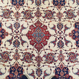 6'6" x 10'9"   Persian Isfahan Sarafian Rug Angle View