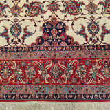 6'6" x 10'9"   Persian Isfahan Sarafian Rug Angle View