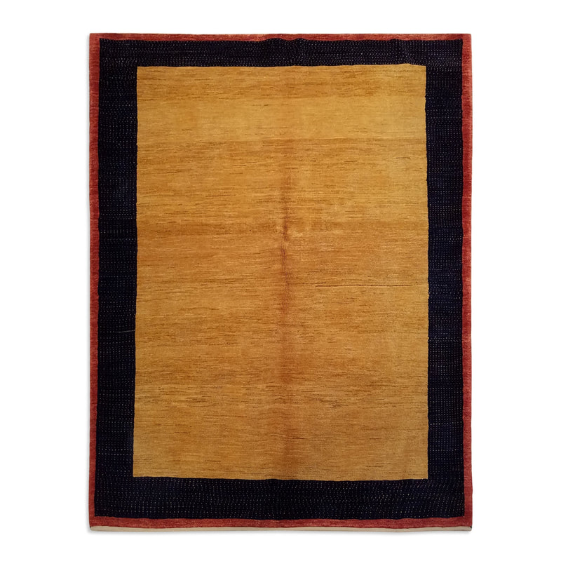 5'2" x 6'8"   Persian Gabbeh Rug Top View