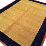 5'2" x 6'8"   Persian Gabbeh Rug Angle View