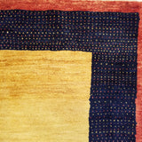 5'2" x 6'8"   Persian Gabbeh Rug Angle View