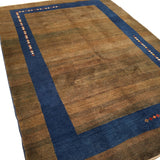 7'2" x 10'1"   Persian Gabbeh Rug Angle View