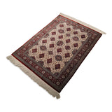 3'3" x 4'9"   Silk Persian Qom Rug Angle View