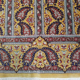 3'4" x 5'2"   Silk Persian Qom Rug Angle View