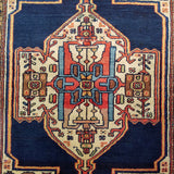 4'3" x 6'3"   Antique Persian Malayer Rug Angle View