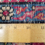 4'8" x 6'8"   Antique Persian Khorasan Floral Design Rug Angle View