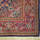 4'0" x 6'6"   Persian Keshan Rug Angle View