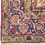 4'10" x 7'9"   Antique Persian Kerman Rug Angle View