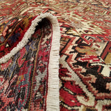8'11" x 12'4"   Persian Heriz Rug Back View
